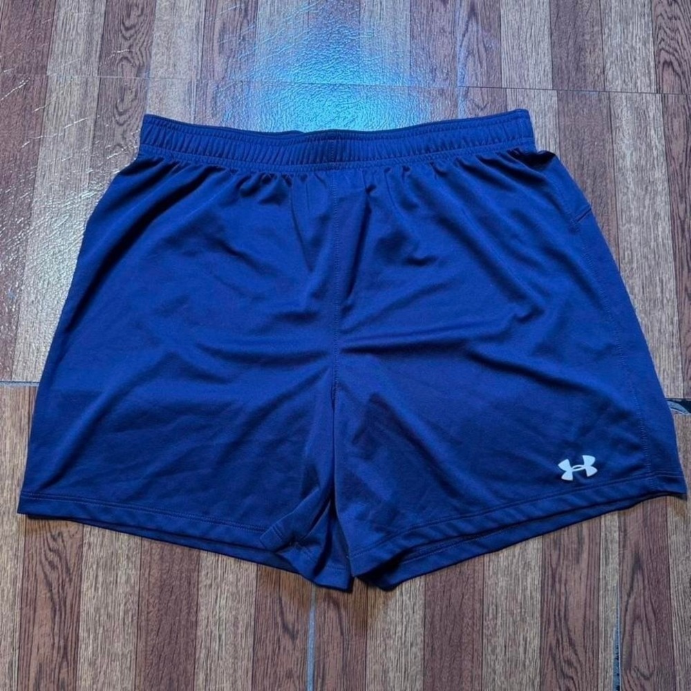 Under‎ Armour Blue Retro Tech Sportswear Running Train Shorts Medium